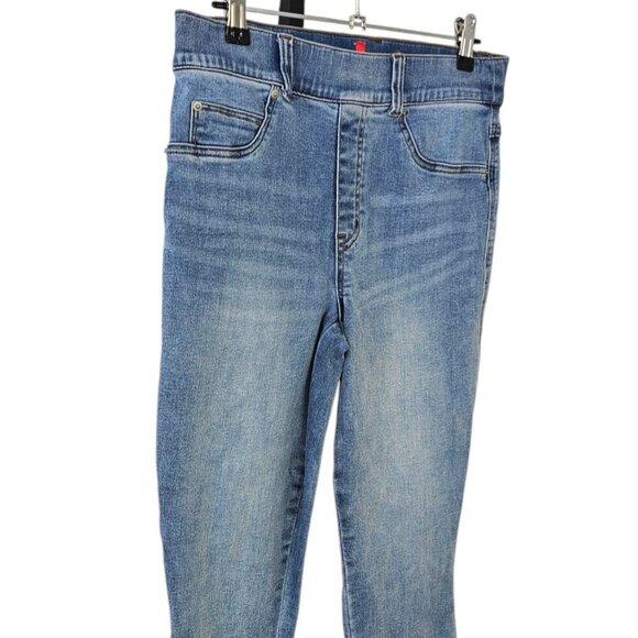 SPANX Womens Pull On Skinny Jeans, Shaping, Blue, Stretch, Size Medium - Picture 8 of 9